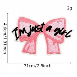 Cartoon black and pink fabric applique 11#