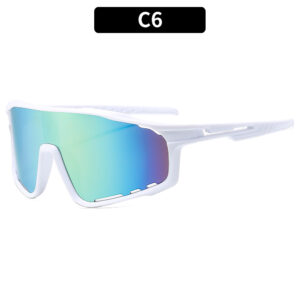 C6-white frame gold mercury