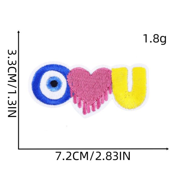 oly-97a2597c7ce530366834ae4648a56f34 Wholesale Pink Cherry Rainbow Tiger Embroidered Patches for Hats Fashion Decorative Accessory Gift Boutique
