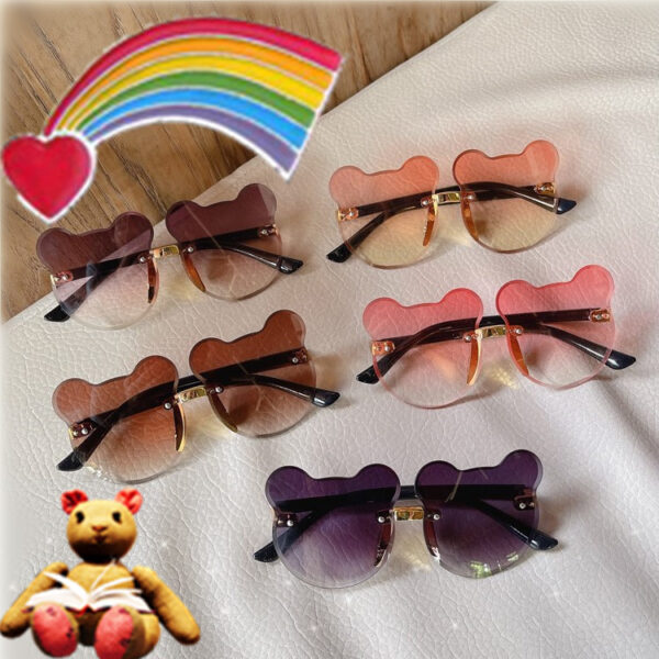 oly-97ac35c964cfd7158a43080a7a39d097 Wholesale Panda Design Frameless Children's Sunglasses UV400 Fashion Accessory Gift Resale