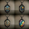 oly-97adc7349326f350819863ff0aed3d09 Wholesale Zinc Alloy Halloween Necklace Pendant Vintage Witch Life Tree Design Jewelry Accessory