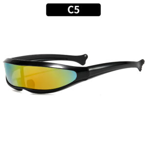 C5-black frame red mercury