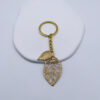 Wholesale Stylish Gold Leaf Alloy Keychain Bag Charm Chinese Style Boutique Resale Jewelry Accessory