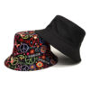 oly-97f2724b55e1ae5c0993d59fa8110597 Wholesale Peace Pattern Reversible Bucket Hat Stylish Sun Protection Hat for Casual Summer