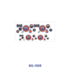 Wholesale 8pcs Sports Sign Print Pattern 3oz Cup Stickers Wrap OLY Exclusive