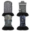 Wholesale Halloween Tombstone Honeycomb Ornaments 4 Pack Paper Party Decor