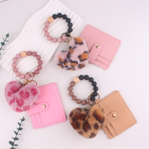 oly-9806056bef72a2ca584c387a7a7dc84b Wholesale DIY Heart Silicone Beaded Keychain Bag Charm Decorative Fashion Accessory