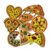 oly-980bf6fb901cb5ce1dc776300b236260 Wholesale Boutique Pizza Embroidery Patch for Clothing Decorative Accessory