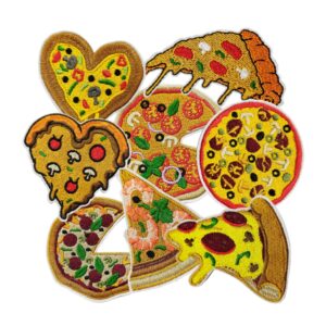 oly-980bf6fb901cb5ce1dc776300b236260 Wholesale Boutique Pizza Embroidery Patch for Clothing Decorative Accessory