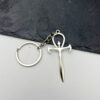 Wholesale Gothic Retro Zinc Alloy Cross Sword Keychain Silver Fashion Accessory Gift