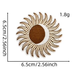 Solid color bohemian cloth patch 2#