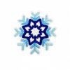 Wholesale Snowflake Embroidered Patch – Decorative Applique for Clothing and DIY Crafts