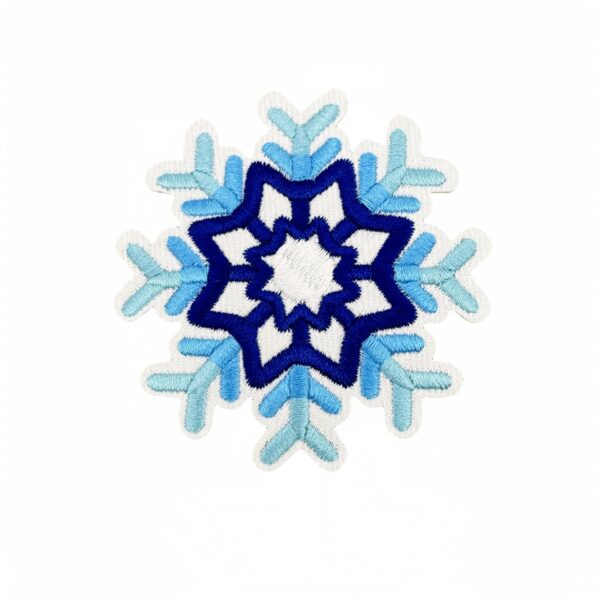 Wholesale Snowflake Embroidered Patch – Decorative Applique for Clothing and DIY Crafts