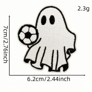 White ghost cloth patch 21 #