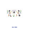 oly-9845792368d83048e8069d625264e892 Wholesale 8pcs Mixed Cartoon Character Floral Butterfly Print 3oz Cup Stickers Wrap OLY Exclusive