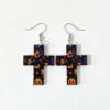 Wholesale Halloween Double Sided Acrylic Earrings Pumpkin Ghost Cross Print Fashion Accessory Party Gift