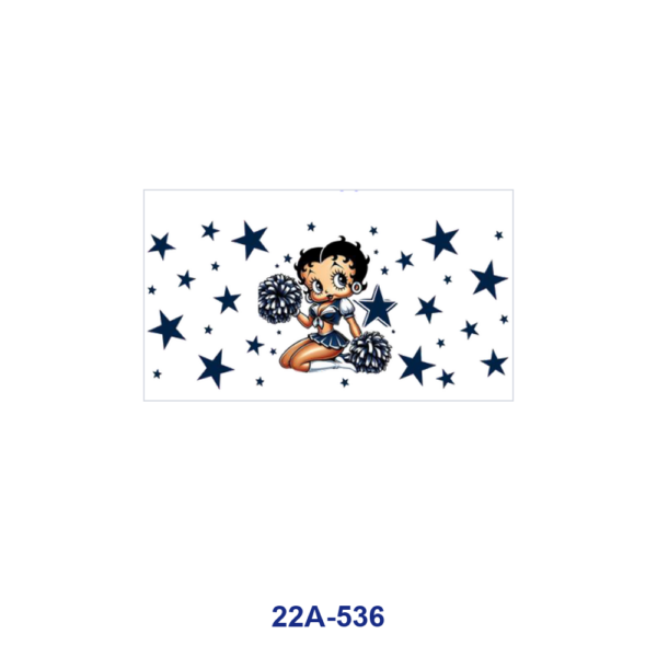 oly-9852b971b32e72579a0479356e22e82b Wholesale 5pcs Retro Trendy Cartoon Girl Lip Heart Lightning Star Baseball Floral Mixed Decor Prints 16oz Cup UV DTF Wraps OLY Exclusive