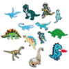 oly-985c1adb95decb51f63f87bf9890e7ec Wholesale Cartoon Dinosaur Embroidery Patch - Party Gift for Kids Clothing Accessory