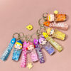 oly-986530e2604d5a14acf08157440dd488 Wholesale Acrylic Milk Tea Cup Keychain Liquid Bubble Girl Decorative Bag Charm Gift for Boutique Resale