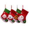Wholesale 3D Old Man Christmas Stocking for Holiday Gift Bag Decoration