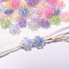 oly-9888f5aad93a061c0de6d9a336dd4500 Wholesale Clover Flower Acrylic Beads for DIY Jewelry Phone Charm Bag Chain Gift or Boutique Resale