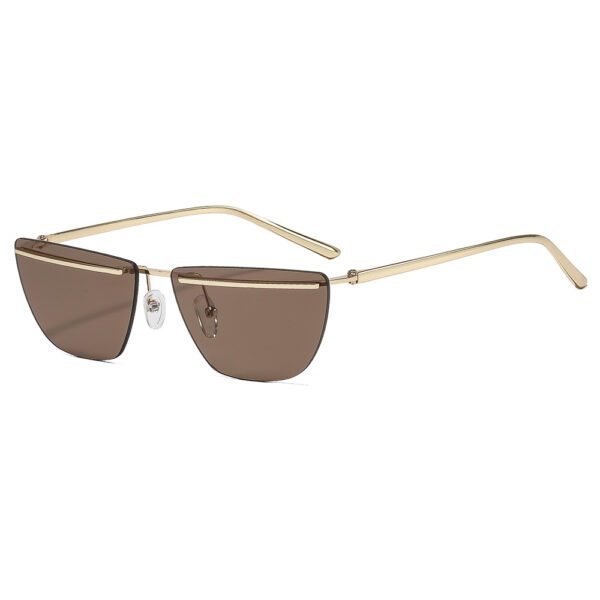 oly-98ca6c33135c200adfd073d3bd8e1dfe Wholesale Metal Frameless Sunglasses Stylish Street Fashion UV400 Eye Accessory for Women Boutique Resale