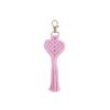 oly-98f2367dd9519b43204d8bcba71a686c Wholesale Bohemian Heart Tassel Silicone Bag Charm Trendy Keychain for Party Gifts
