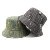 oly-990bdf5f2739bc82c28b436c99e61c61 Wholesale Fashion Distressed Denim Fisherman Hat Unisex Dark Blue Sun Protection for Resale