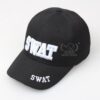 Wholesale Chic Black Baseball Cap for Sunshade Outdoor Casual Wear