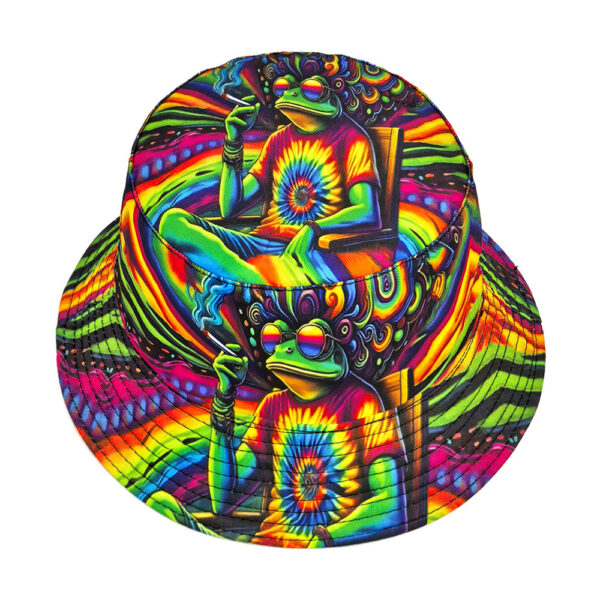 oly-991d50d2ab88a874639a1d135f941812 Wholesale Fashion Frog Pattern Bucket Hat Sun Protection Unisex Casual Resale