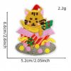 Wholesale Christmas Embroidered Patches Set of 8 Cartoon Penguin Design for DIY Decoration Craft Supply