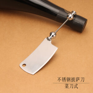 Stainless steel kitchen knife pizza knife / Silver