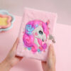 oly-993a785adffda93ed5a892b84fccdd5b Wholesale Plush Creative Notebook with Lock Unicorn Design for Kids School Diary