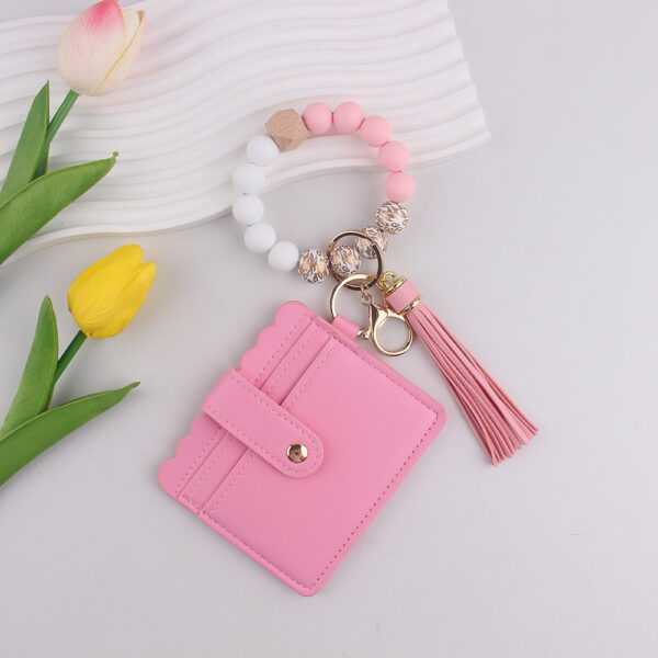 oly-99437e46e433cc1b55354f32576f5904 Wholesale Silicone Keychain Trendy Car Key Accessory Decorative Key Ring for Women Pink Boutique Resale