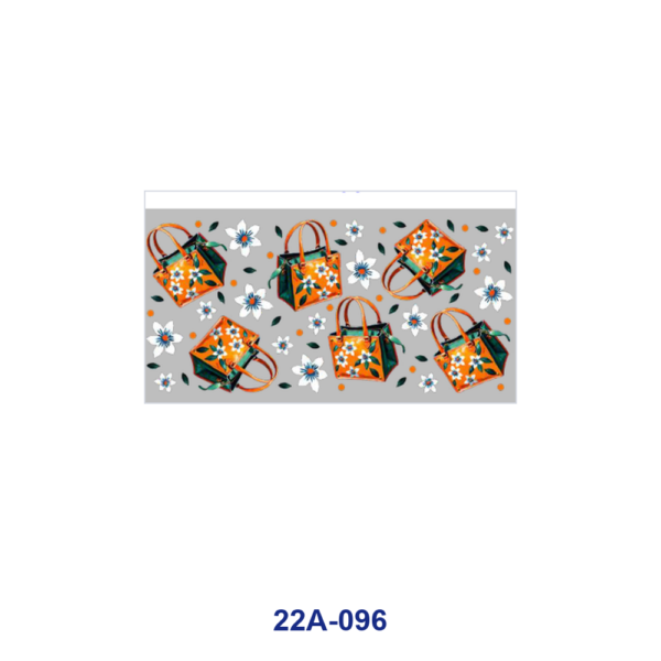 oly-9979ab42c2e6df1ca0b86afa7fddd39c Wholesale 5pcs Watercolor Floral Print Handbag Vibrant Wildflower Leaf Mixed Fashion Graphic 16oz Cup UV DTF Wraps