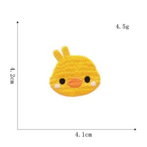 Big yellow chicken cloth stickers 9#