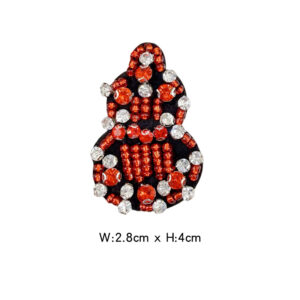 Red beaded gourd b319