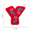 oly-99d6eb89289e7224c5776aa6f55a04f9 Wholesale Yarn Cloth Embroidered Letter Patches - Fashion Craft Supply for Clothing Resale