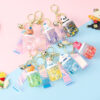 oly-99ddd82a011c883306302073ec96fde6 Wholesale Luminous Bubble Bead Bear Keychain Acrylic Bottle Decorative Accessory