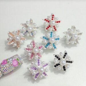 oly-99e36883a91d4675ed9cfcdd64f3337a Wholesale Electroplated Alloy Double Sided Diamond Small Windmill Pendant Keychain DIY Craft Supply