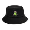 Wholesale Cartoon Embroidered Mushroom Bucket Hat Unisex Foldable Sun Protection Casual Hat