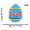 Wholesale Cartoon Party Embroidered Easter Egg Iron-On Cloth Patches Decorative Stickers for Resale