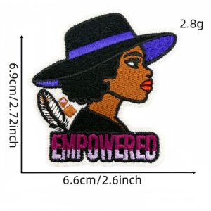 Black girl applique 9#