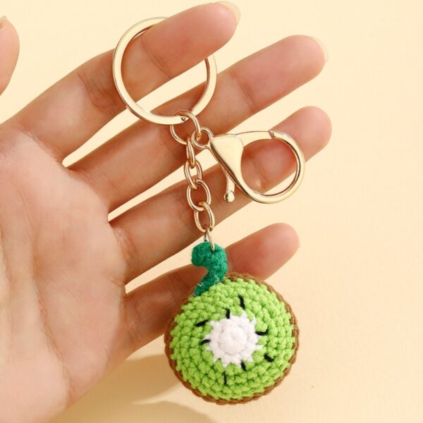 oly-9a5293e1d5b19a12ff06902df7acf0fc Wholesale Wool Yarn Keychain Fruit Design Handmade Gift Bag Charm Accessory