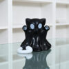 Wholesale 3D Printed Ghost Cat Figurine Creative Middle Finger Design Halloween Home Decor Gift