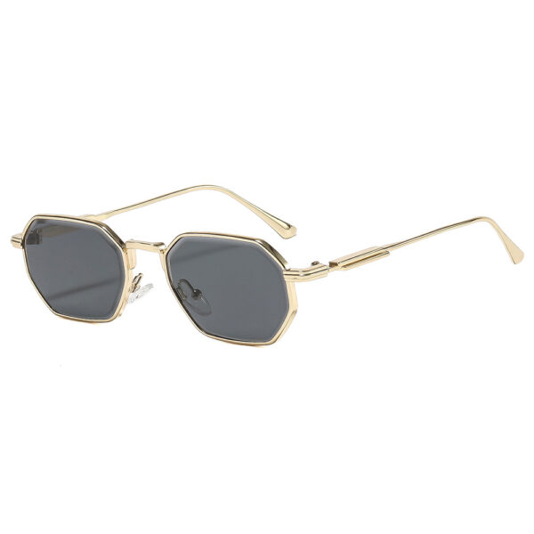 oly-9a6990da704fa031d7a9420d62852d53 Wholesale Metal Polygon Ring Design Sunglasses Women UV400 Outdoor Sun Protection Fashion Accessory