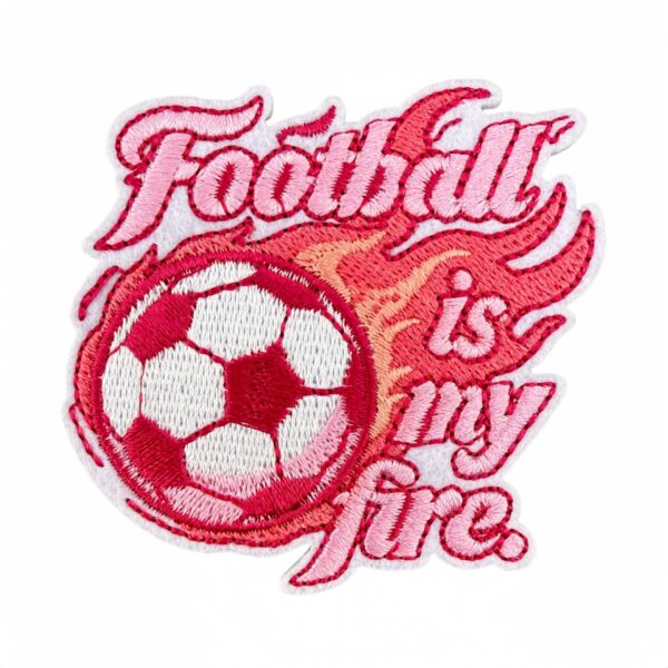oly-9a69d627020d0c84ccf828595dae7a27 Wholesale Home Decor Black Pink Soccer Embroidered Iron-On Patches 16-Piece Set DIY Accessory