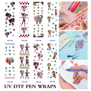 oly-9a909319b63c01d832bce564e2d0d8ac Wholesale 2/8/16 pcs UV DTF Stickers Goth Theme Pen and Bookmark Stickers