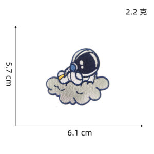 15# astronaut self-adhesive cloth stickers