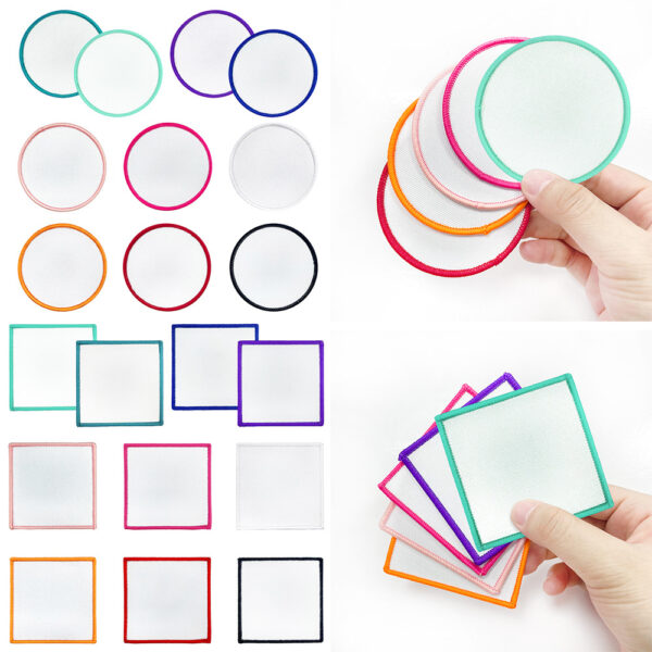 oly-9a956e9adef6b5d8c2134f88bda21797 Wholesale 10 Piece Square Hot Melt Glue Embroidered Badges for DIY Shoes Hats Stylish Patch Accessory